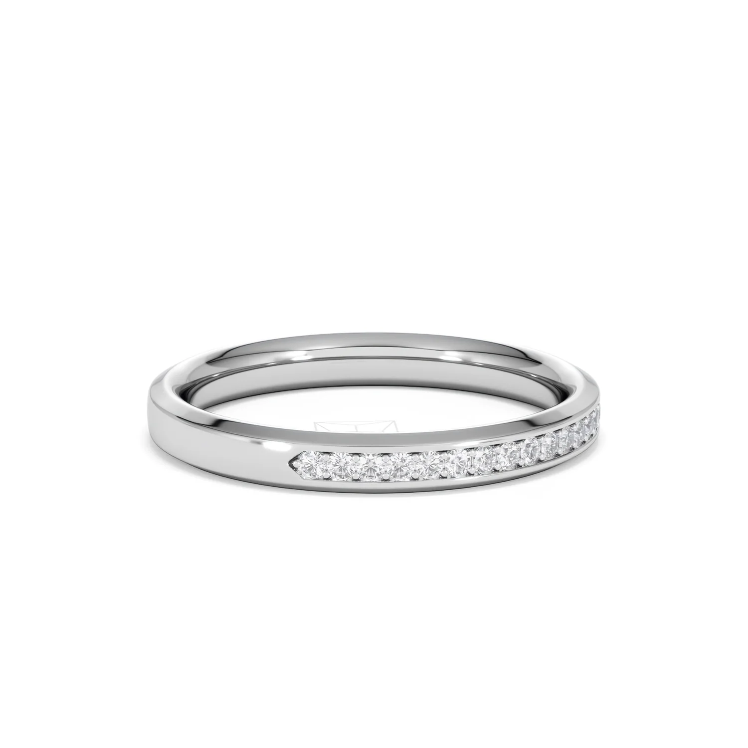 Lab Diamond Heritage Half Eternity Ring 0.15ct H/SI in 925 Silver - Image 20