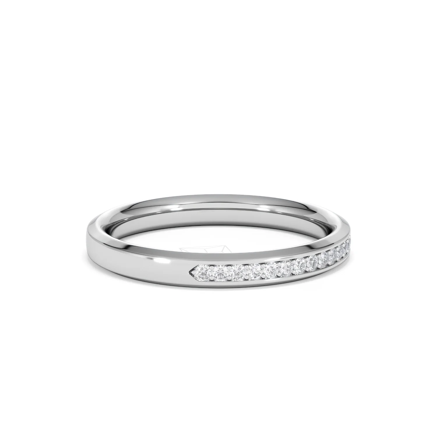 Lab Diamond Heritage Half Eternity Ring 0.15ct H/SI in 925 Silver - Image 22