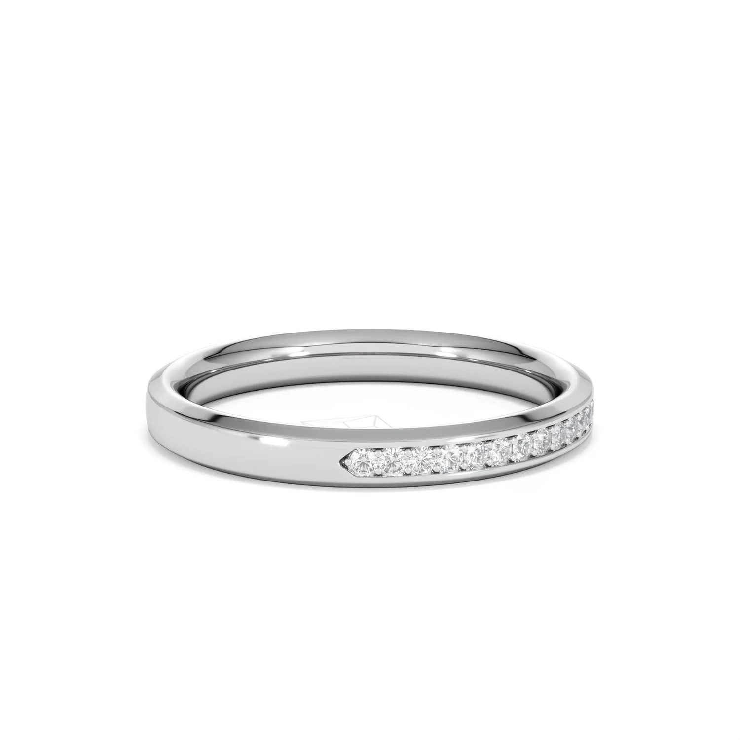 Lab Diamond Heritage Half Eternity Ring 0.15ct H/SI in 925 Silver - Image 23