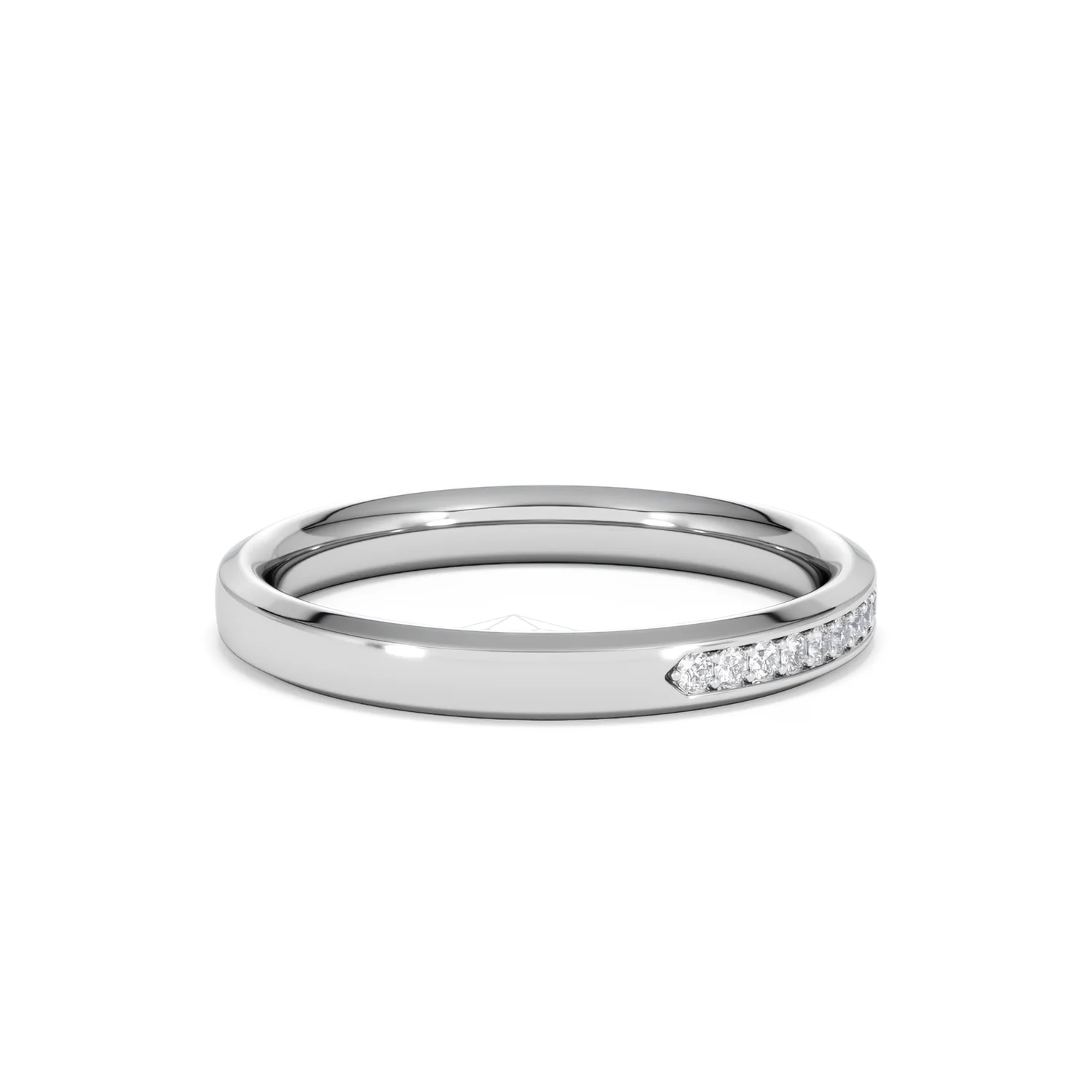 Lab Diamond Heritage Half Eternity Ring 0.15ct H/SI in 925 Silver - Image 29