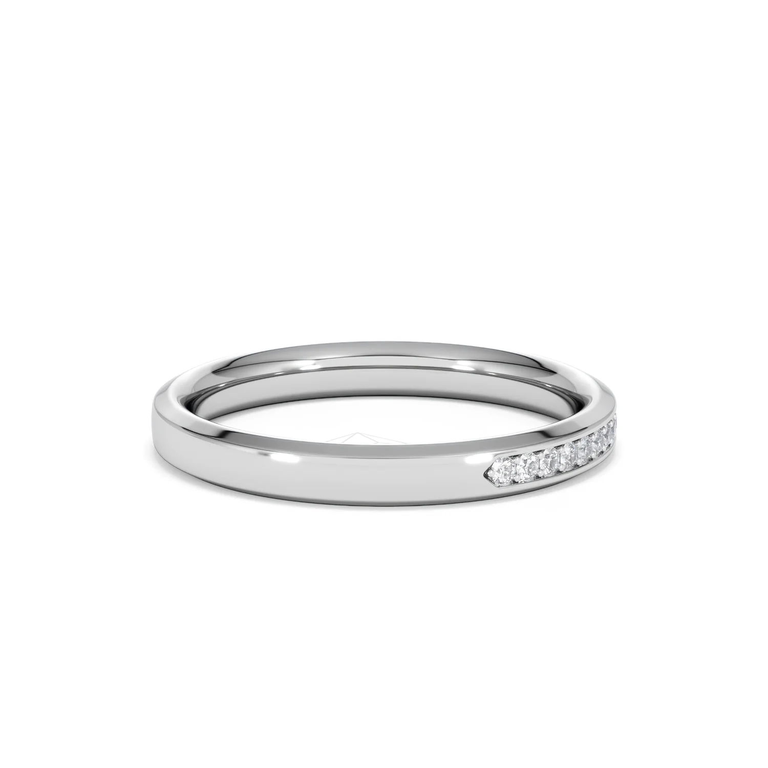 Lab Diamond Heritage Half Eternity Ring 0.15ct H/SI in 925 Silver - Image 30
