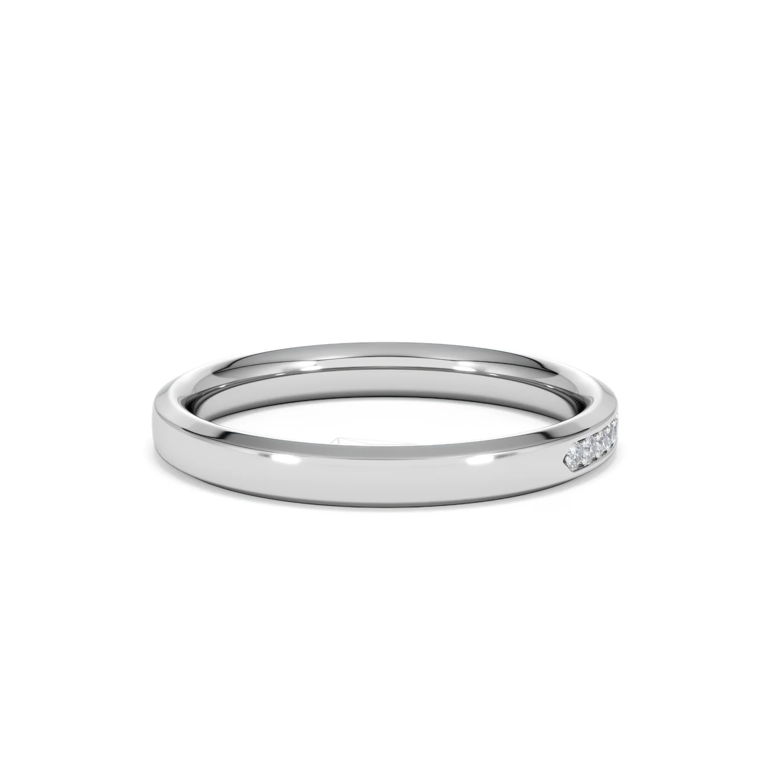 Lab Diamond Heritage Half Eternity Ring 0.15ct H/SI in 925 Silver - Image 35