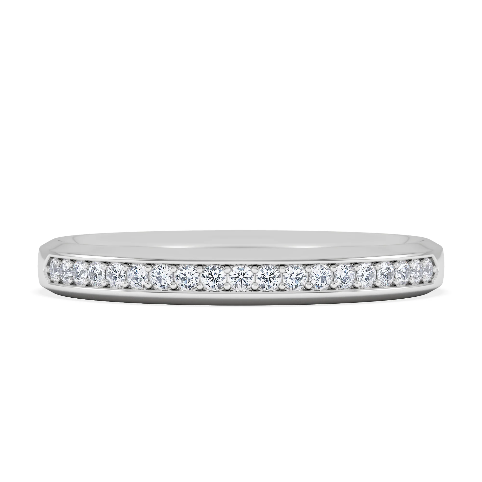 Lab Diamond Heritage Half Eternity Ring 0.15ct H/SI in 925 Silver - Image 6