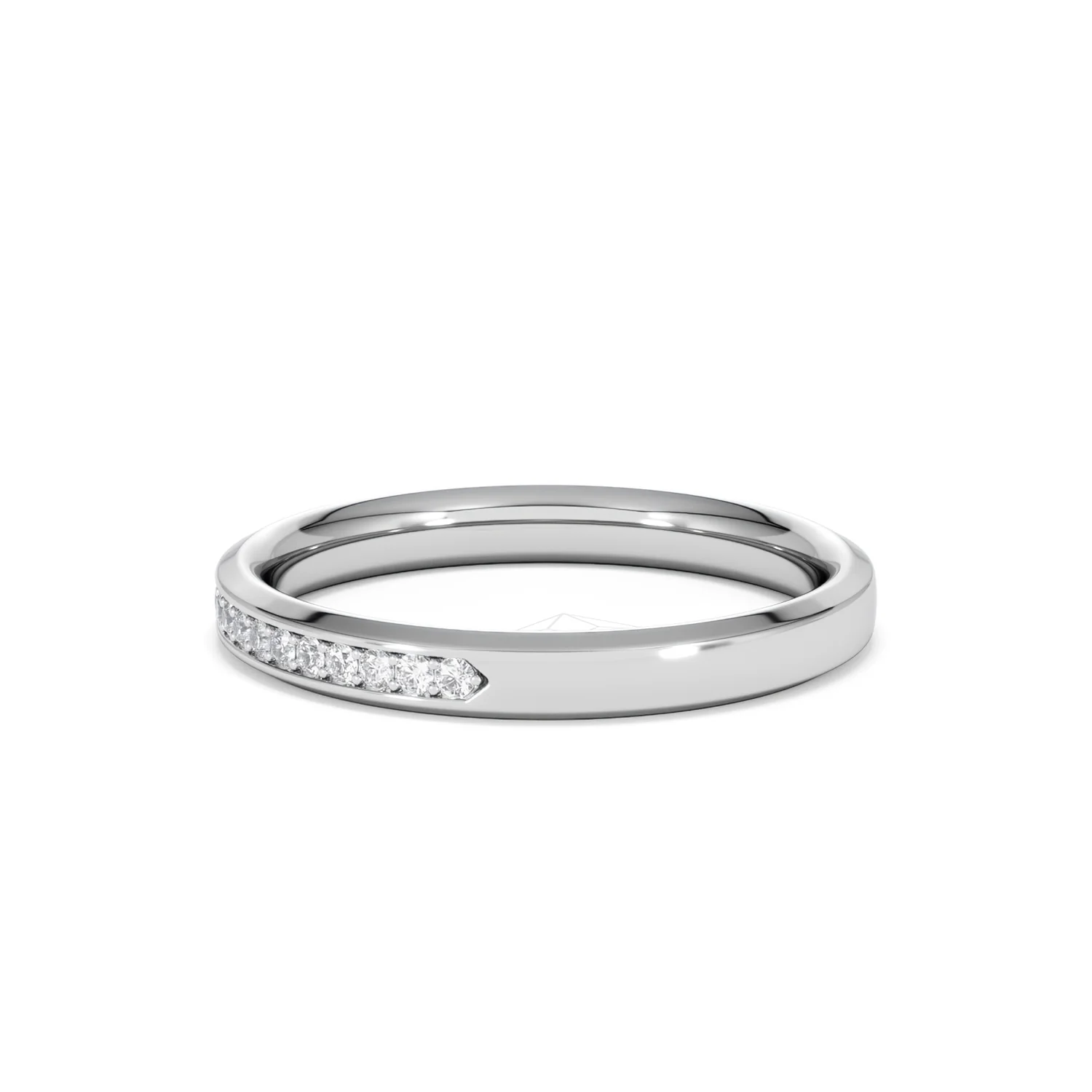 Lab Diamond Heritage Half Eternity Ring 0.15ct H/SI in 925 Silver - Image 71