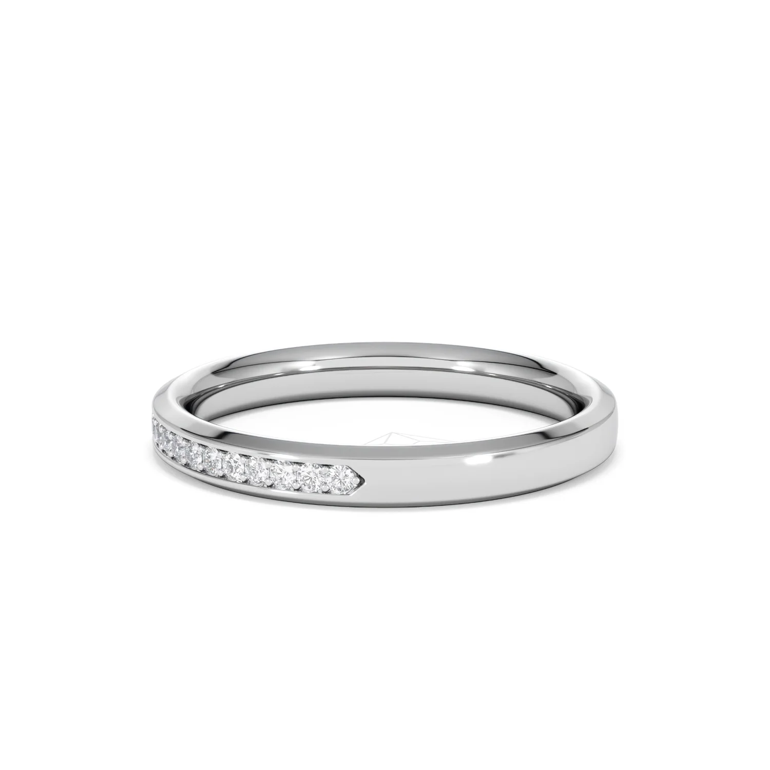 Lab Diamond Heritage Half Eternity Ring 0.15ct H/SI in 925 Silver - Image 72