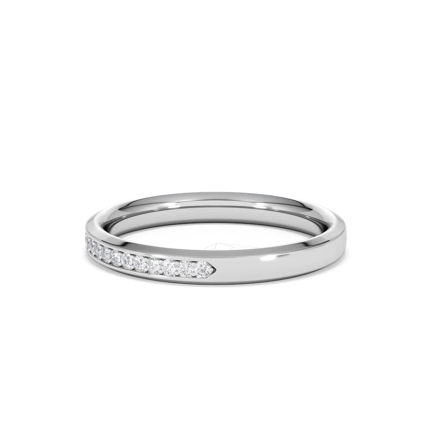 Lab Diamond Heritage Half Eternity Ring 0.15ct H/SI in 925 Silver - Image 73