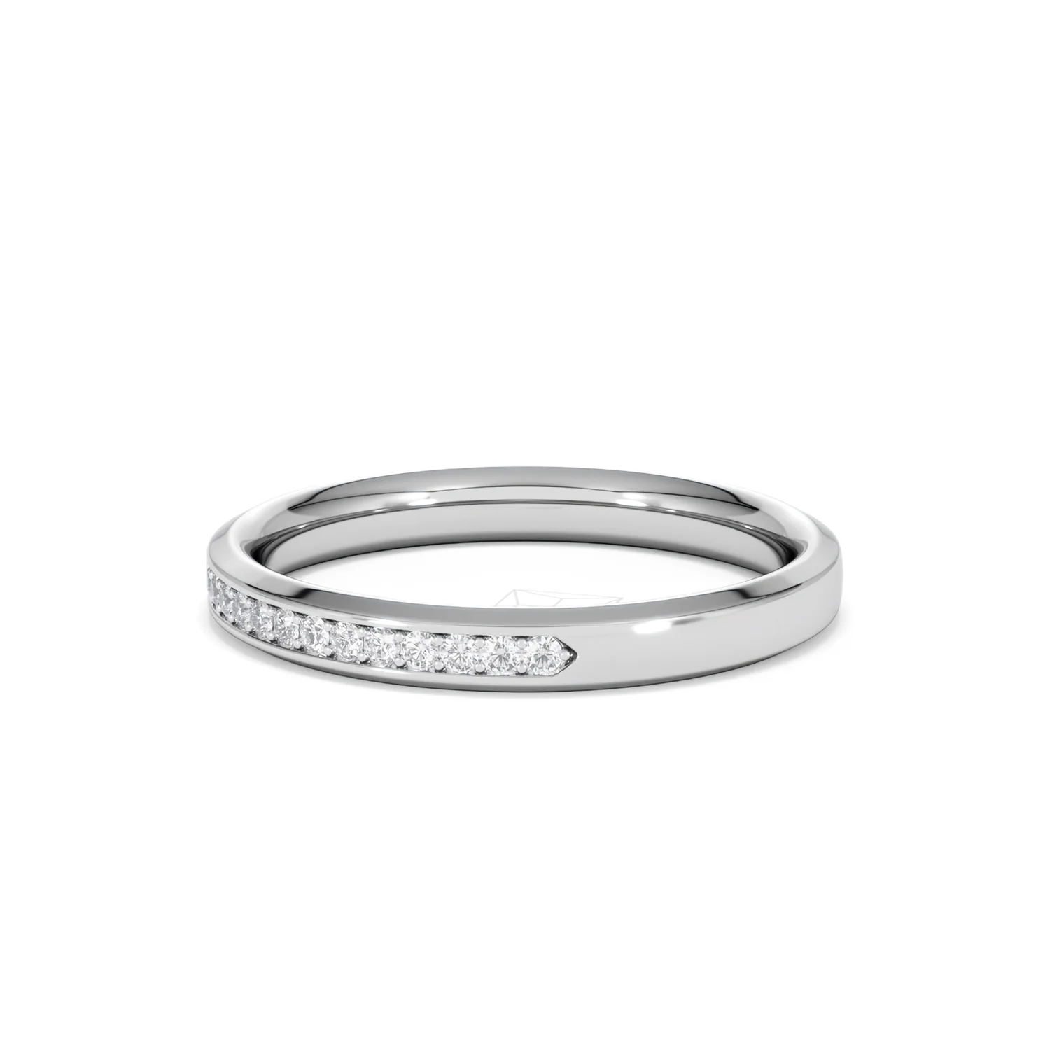 Lab Diamond Heritage Half Eternity Ring 0.15ct H/SI in 925 Silver - Image 75