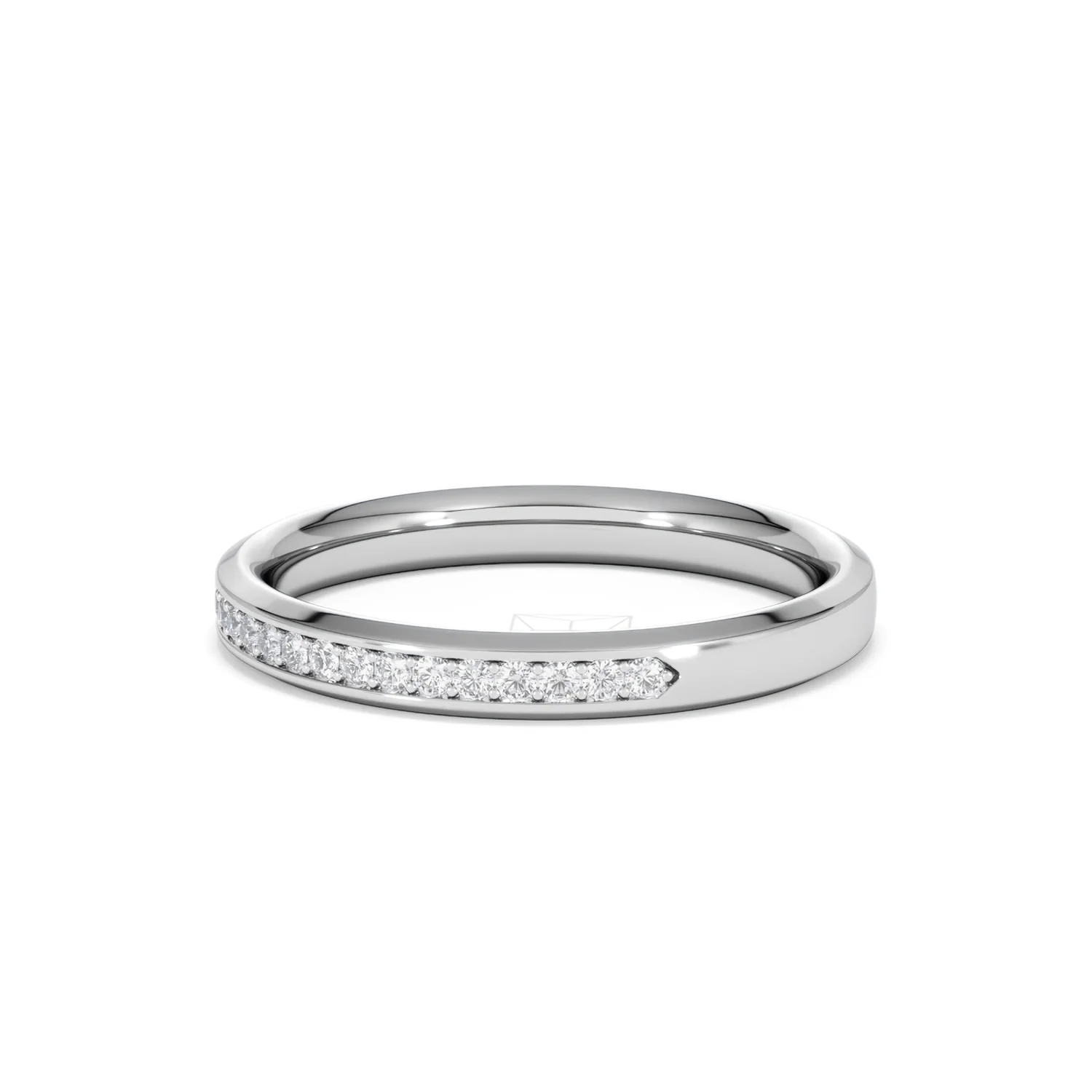 Lab Diamond Heritage Half Eternity Ring 0.15ct H/SI in 925 Silver - Image 78