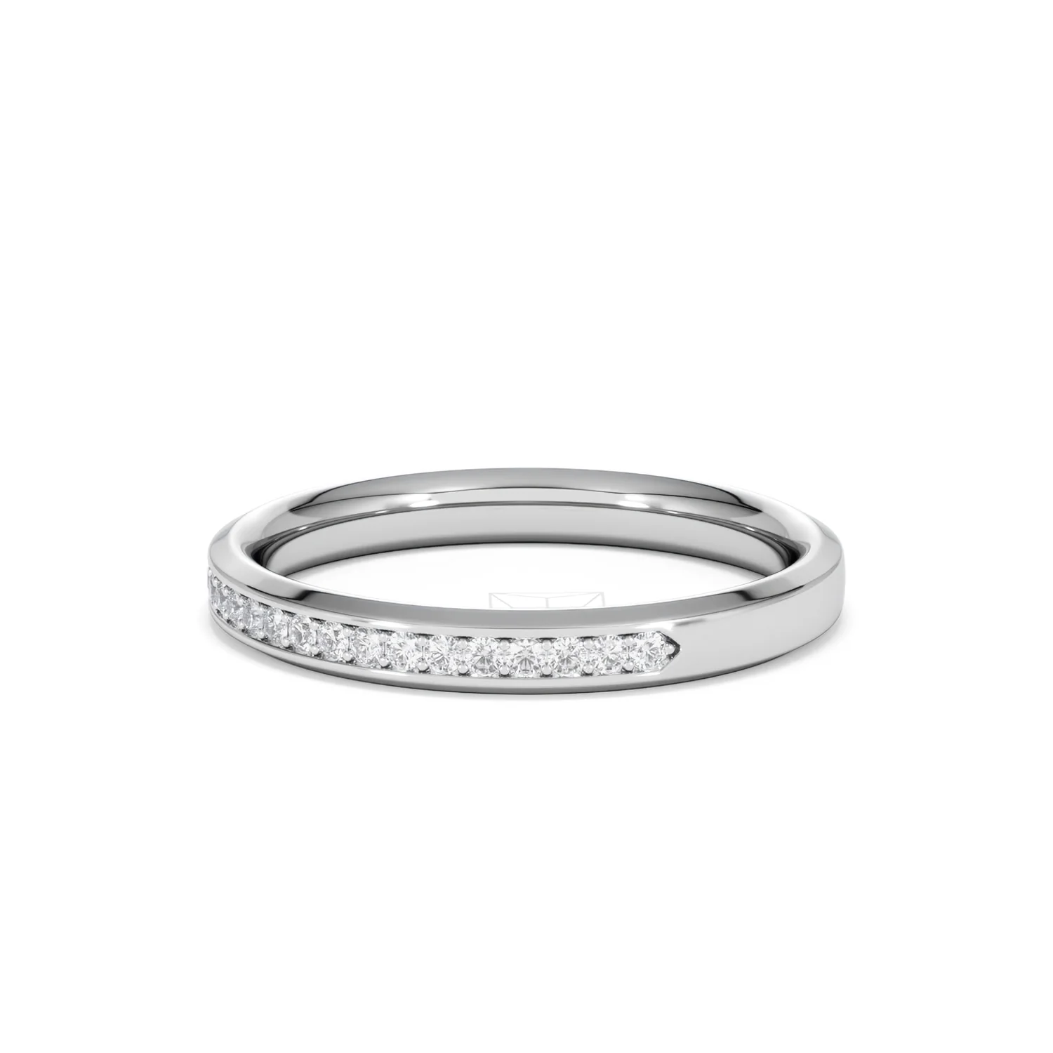Lab Diamond Heritage Half Eternity Ring 0.15ct H/SI in 925 Silver - Image 79
