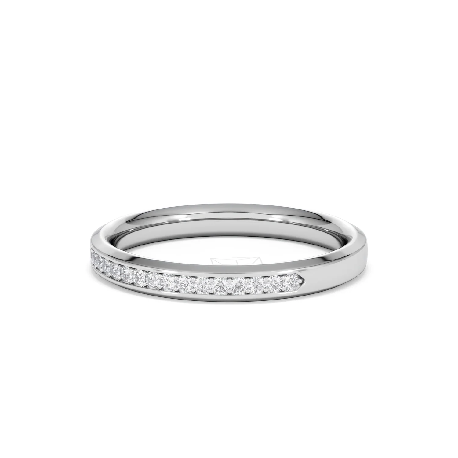 Lab Diamond Heritage Half Eternity Ring 0.15ct H/SI in 925 Silver - Image 80