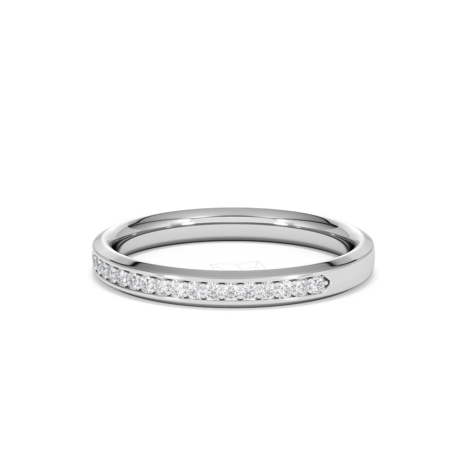 Lab Diamond Heritage Half Eternity Ring 0.15ct H/SI in 925 Silver - Image 82