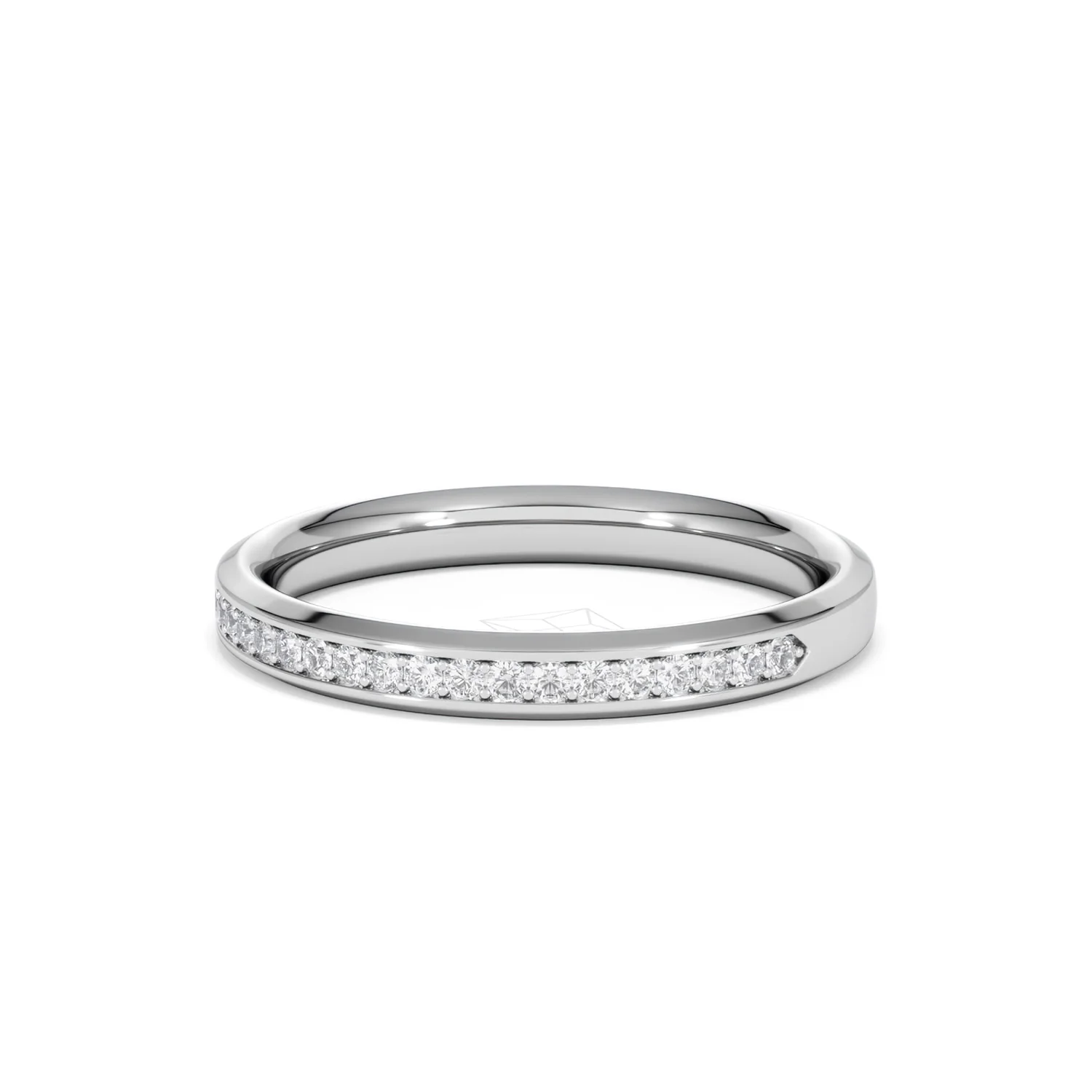 Lab Diamond Heritage Half Eternity Ring 0.15ct H/SI in 925 Silver - Image 84