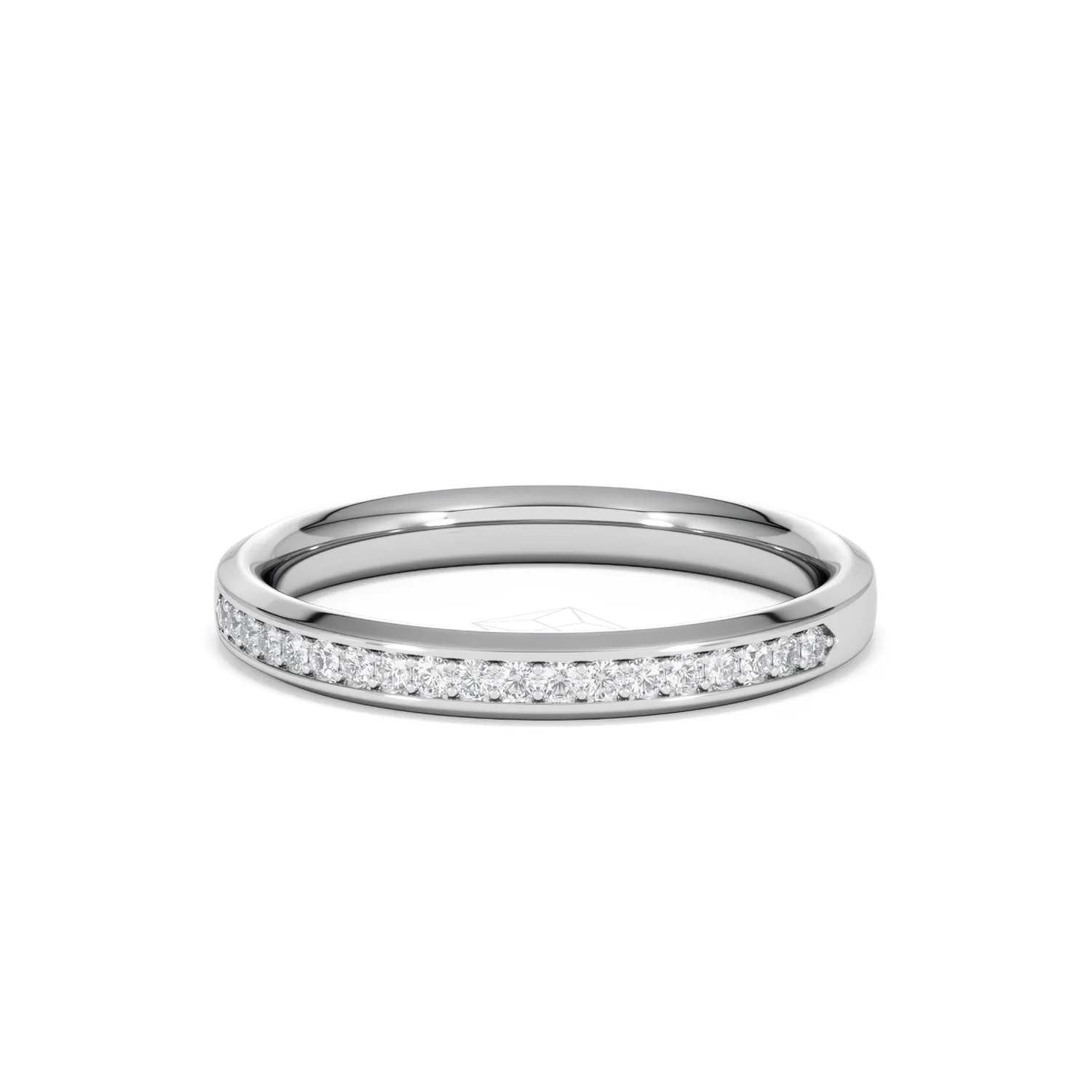 Lab Diamond Heritage Half Eternity Ring 0.15ct H/SI in 925 Silver - Image 86
