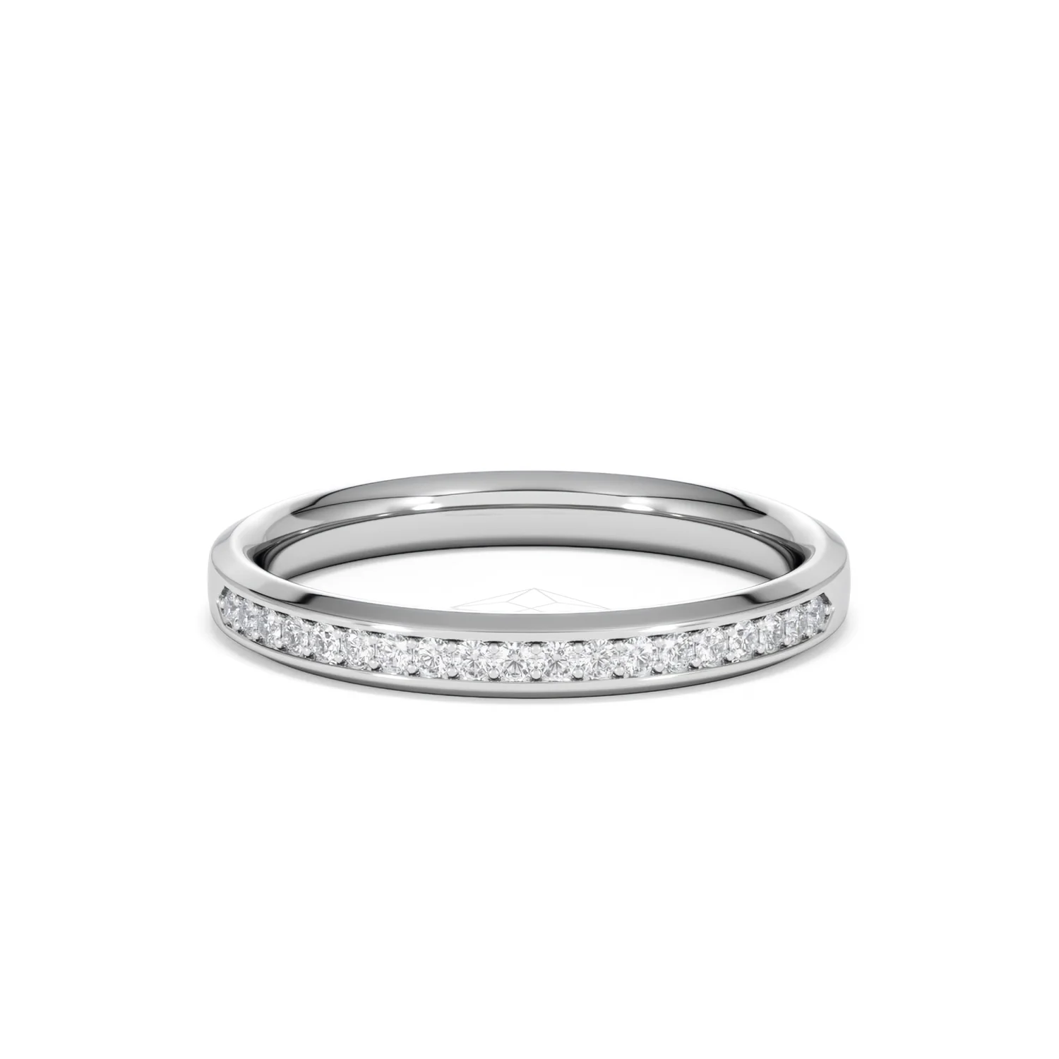 Lab Diamond Heritage Half Eternity Ring 0.15ct H/SI in 925 Silver - Image 88