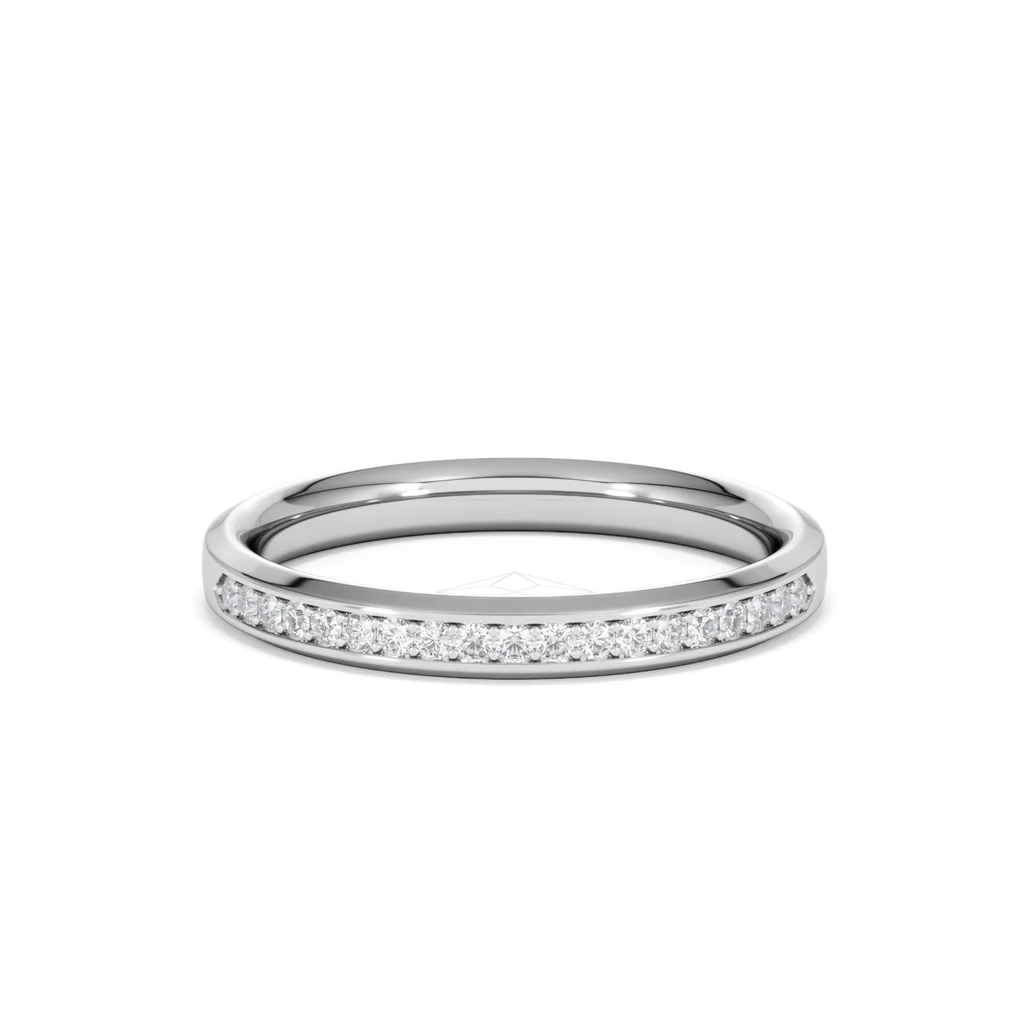 Lab Diamond Heritage Half Eternity Ring 0.15ct H/SI in 925 Silver - Image 9