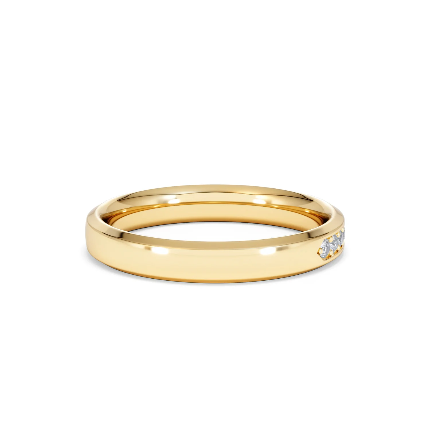Lab Diamond Heritage Half Eternity Ring 0.30ct H/SI in 18K Gold Vermeil - Image 36