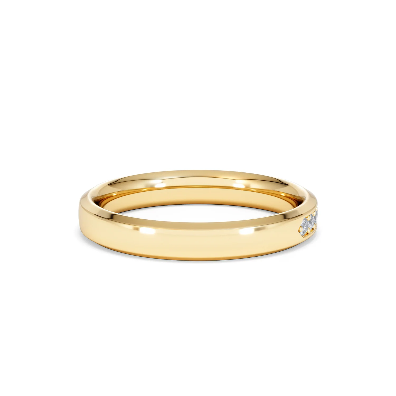 Lab Diamond Heritage Half Eternity Ring 0.30ct H/SI in 18K Gold Vermeil - Image 37