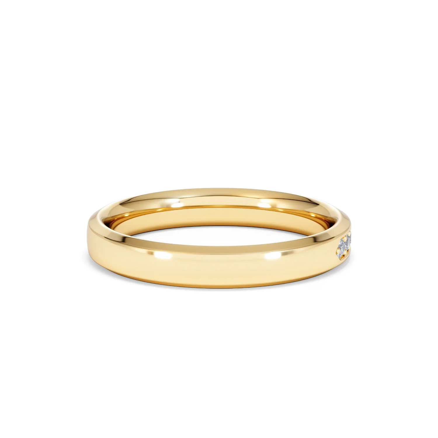 Lab Diamond Heritage Half Eternity Ring 0.30ct H/SI in 18K Gold Vermeil - Image 38