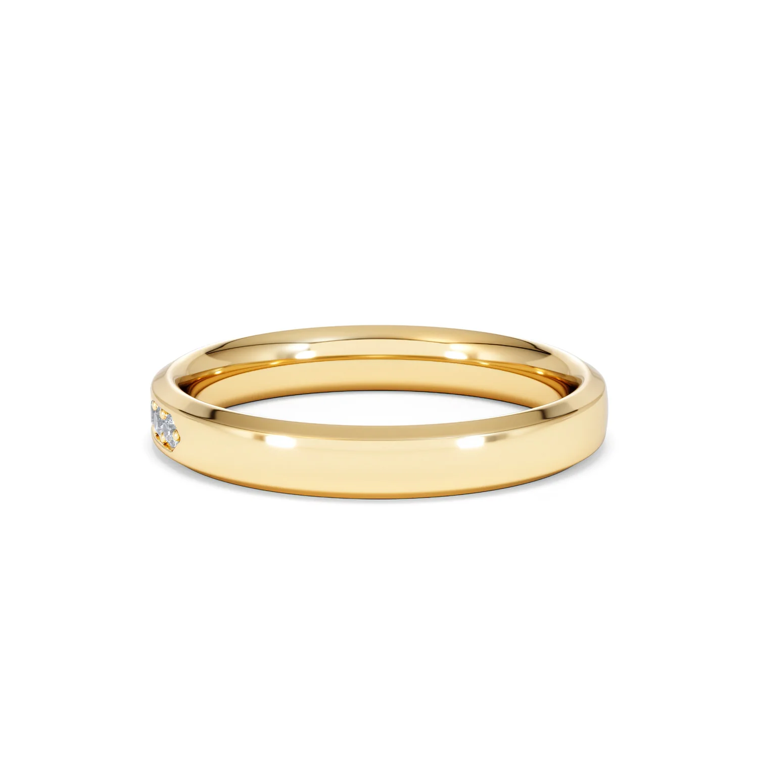 Lab Diamond Heritage Half Eternity Ring 0.30ct H/SI in 18K Gold Vermeil - Image 60