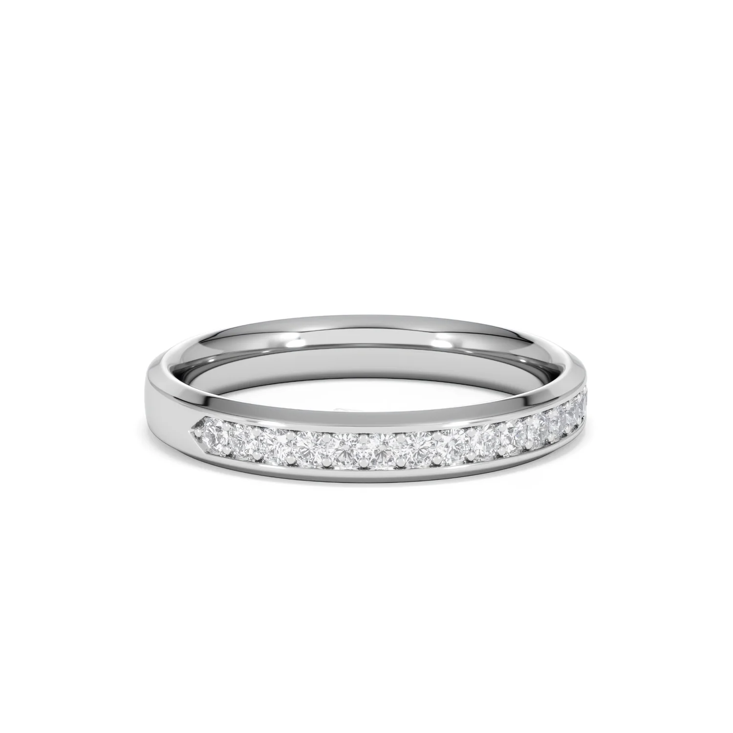 Lab Diamond Heritage Half Eternity Ring 0.30ct H/SI in 925 Silver - Image 15