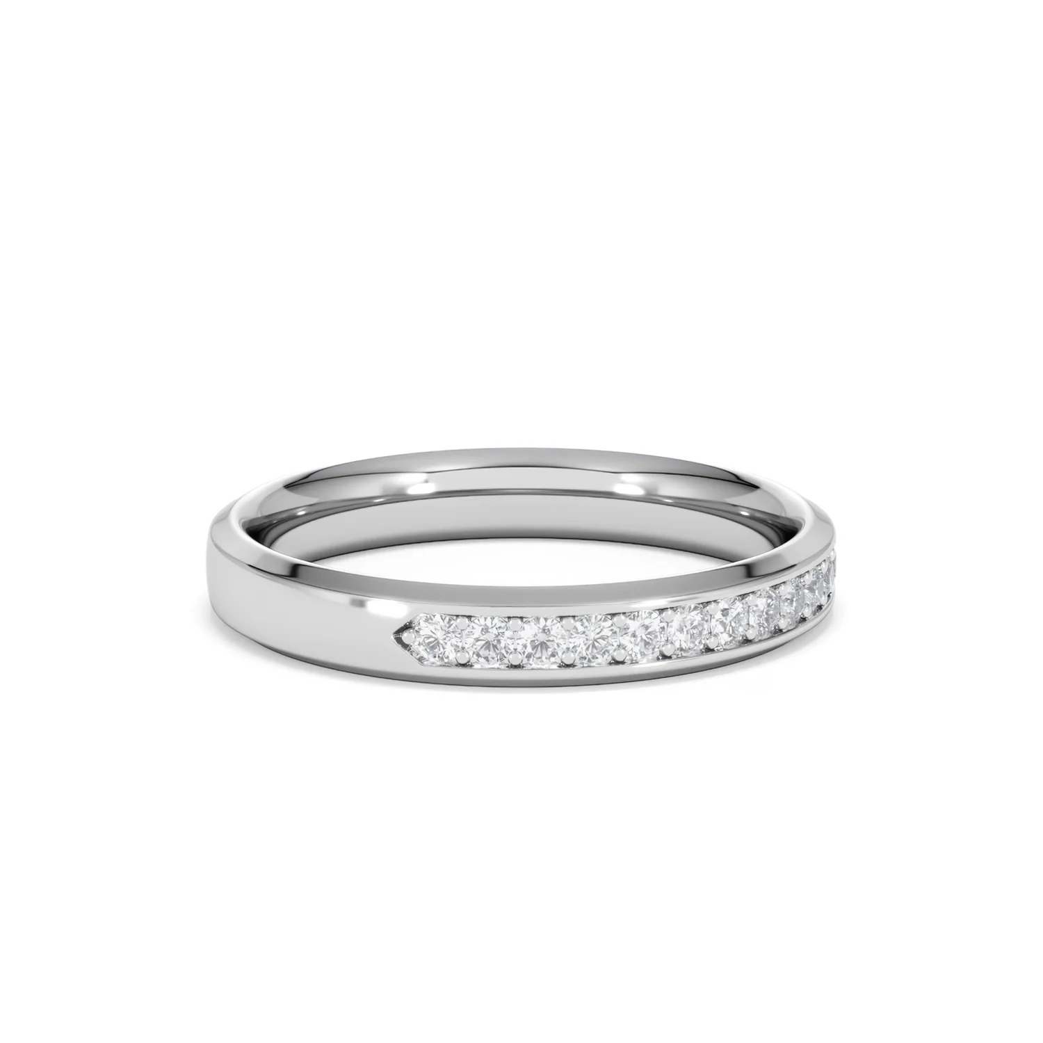 Lab Diamond Heritage Half Eternity Ring 0.30ct H/SI in 925 Silver - Image 21