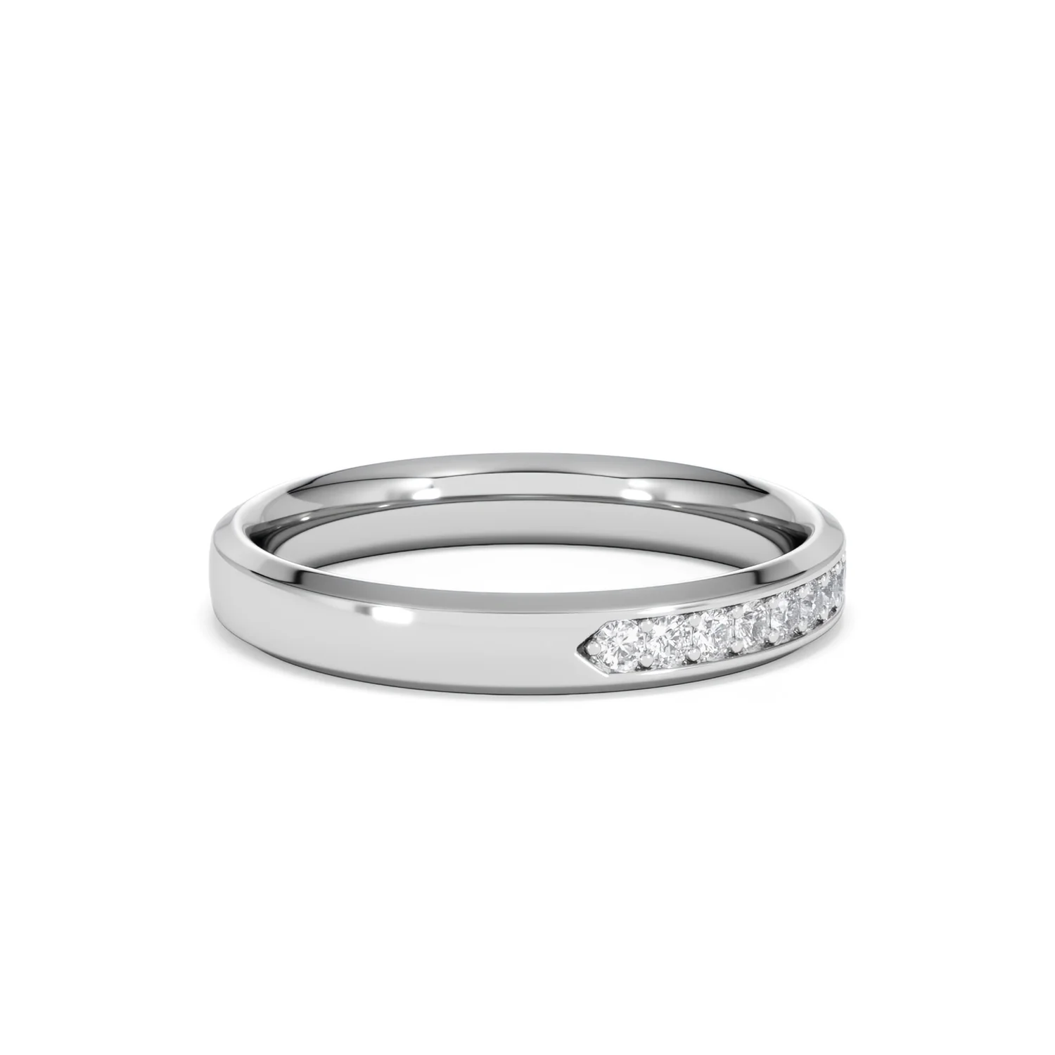 Lab Diamond Heritage Half Eternity Ring 0.30ct H/SI in 925 Silver - Image 28