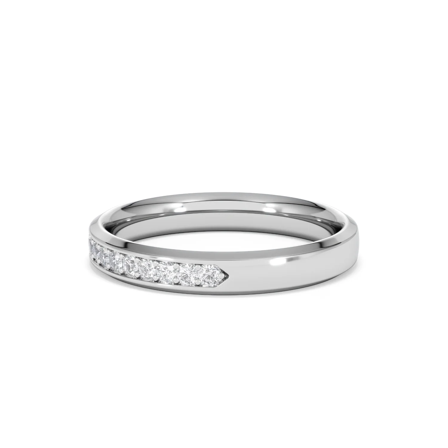 Lab Diamond Heritage Half Eternity Ring 0.30ct H/SI in 925 Silver - Image 74