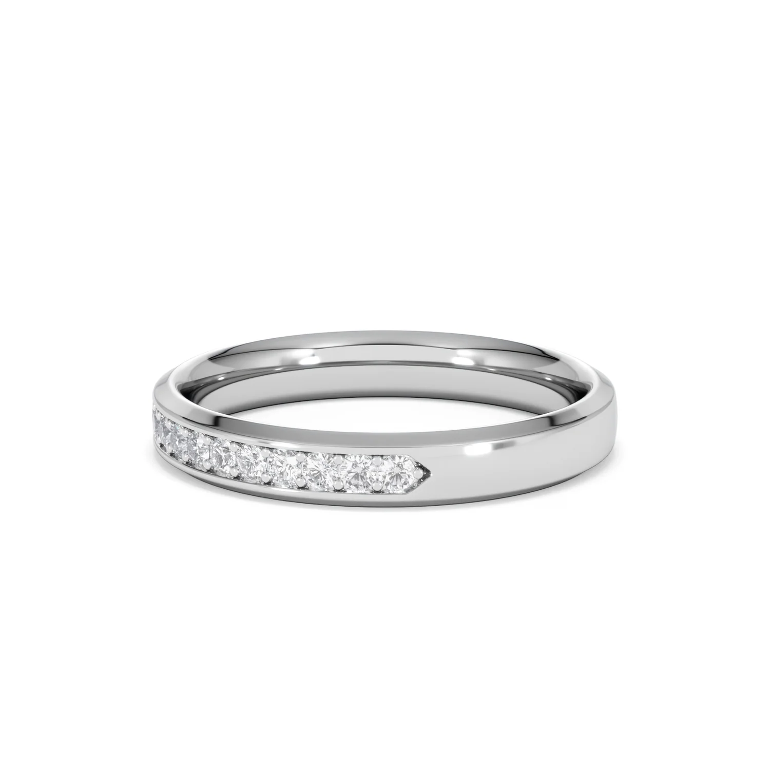 Lab Diamond Heritage Half Eternity Ring 0.30ct H/SI in 925 Silver - Image 76