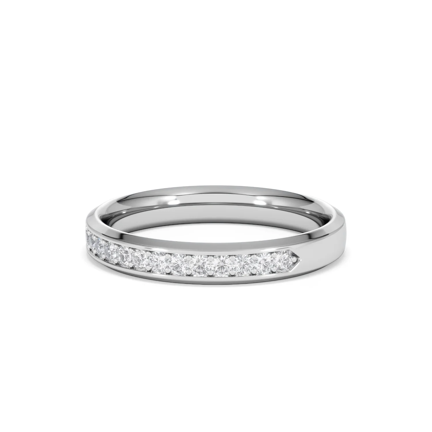 Lab Diamond Heritage Half Eternity Ring 0.30ct H/SI in 925 Silver - Image 82