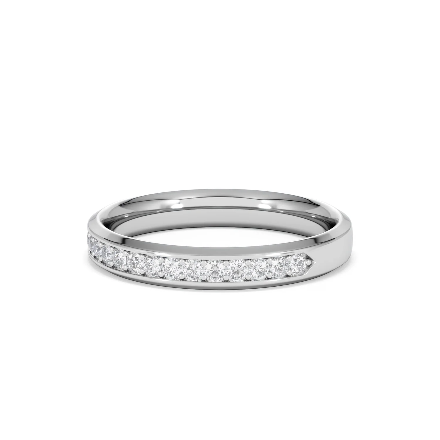 Lab Diamond Heritage Half Eternity Ring 0.30ct H/SI in 925 Silver - Image 83