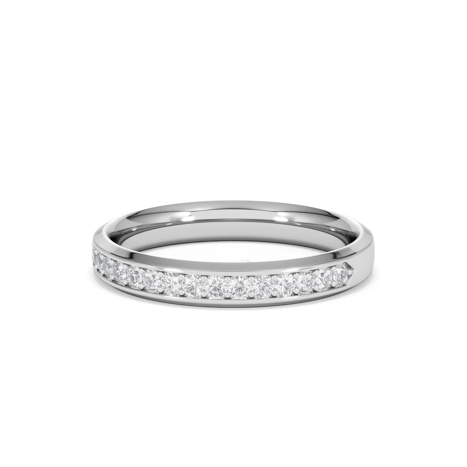 Lab Diamond Heritage Half Eternity Ring 0.30ct H/SI in 925 Silver - Image 86
