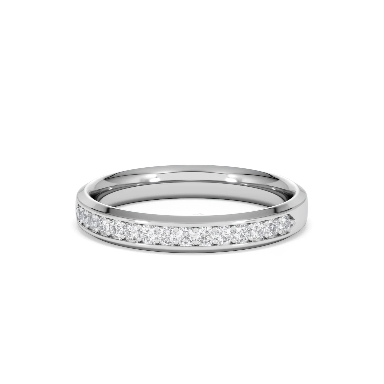 Lab Diamond Heritage Half Eternity Ring 0.30ct H/SI in 925 Silver - Image 87