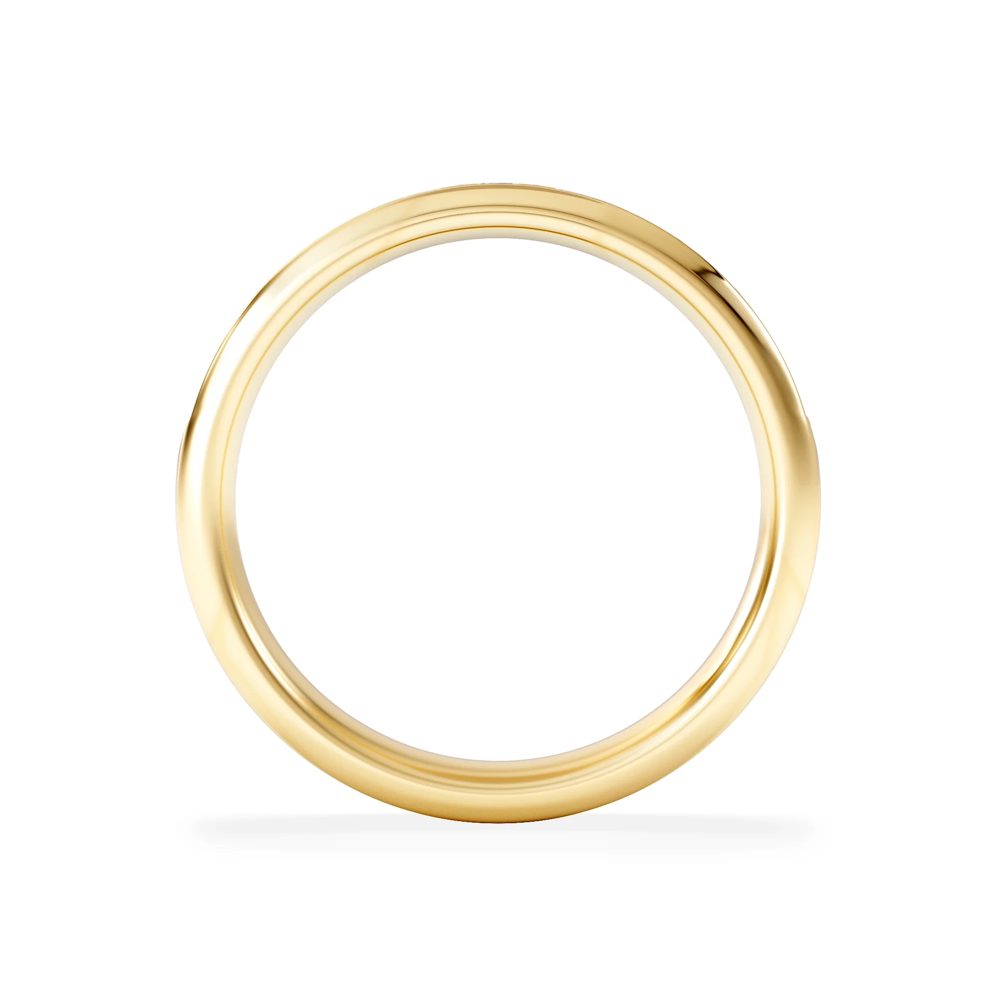 Lab Diamond Heritage Half Eternity Ring 0.50ct H/SI in 18K Gold Vermeil - Image 3