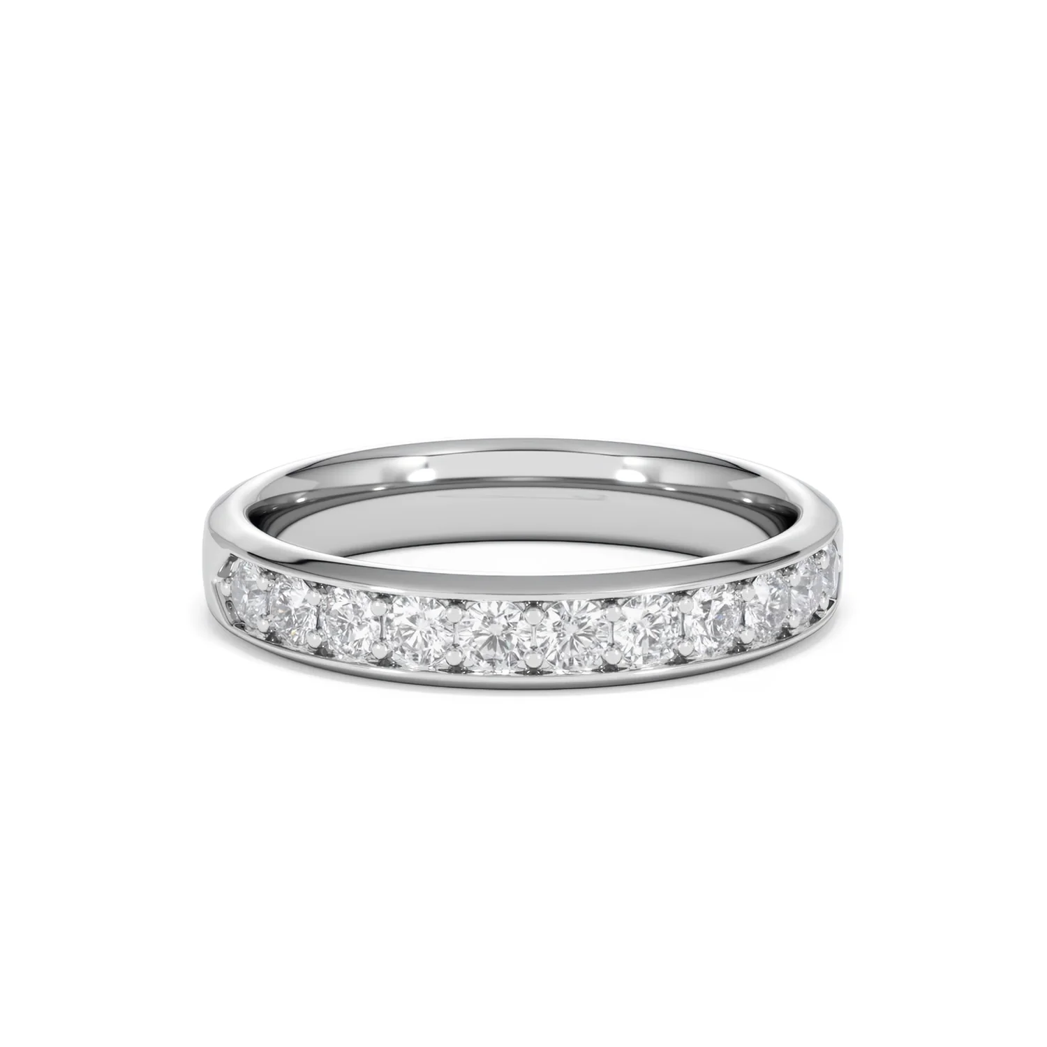 Lab Diamond Heritage Half Eternity Ring 0.50ct H/SI in 925 Silver - Image 14