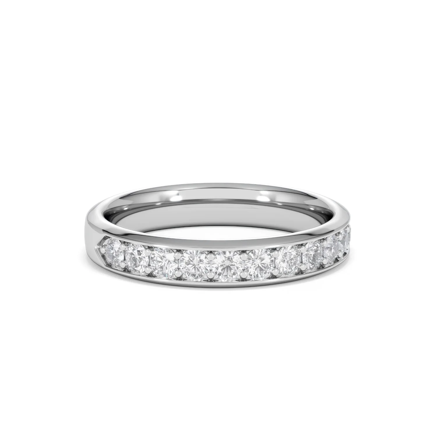 Lab Diamond Heritage Half Eternity Ring 0.50ct H/SI in 925 Silver - Image 16