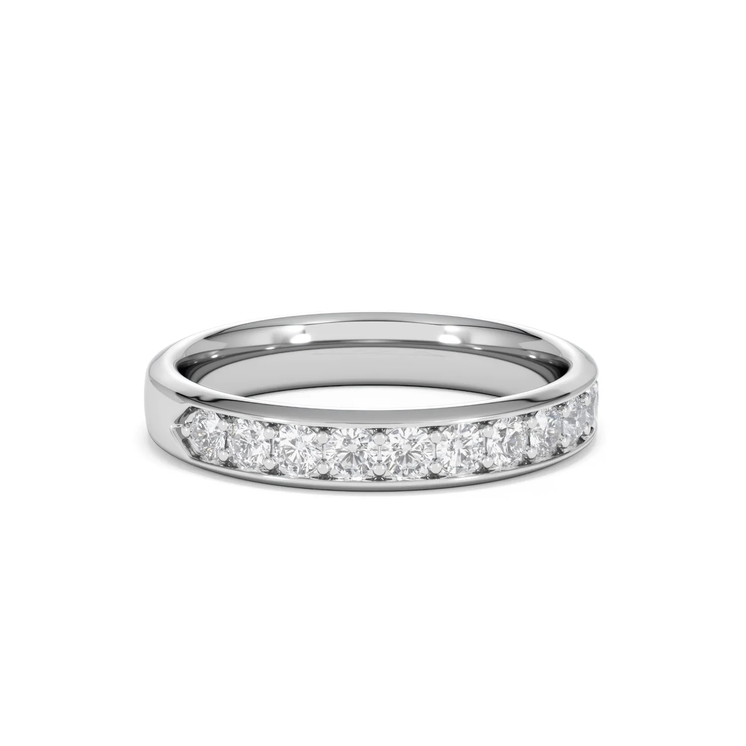 Lab Diamond Heritage Half Eternity Ring 0.50ct H/SI in 925 Silver - Image 17