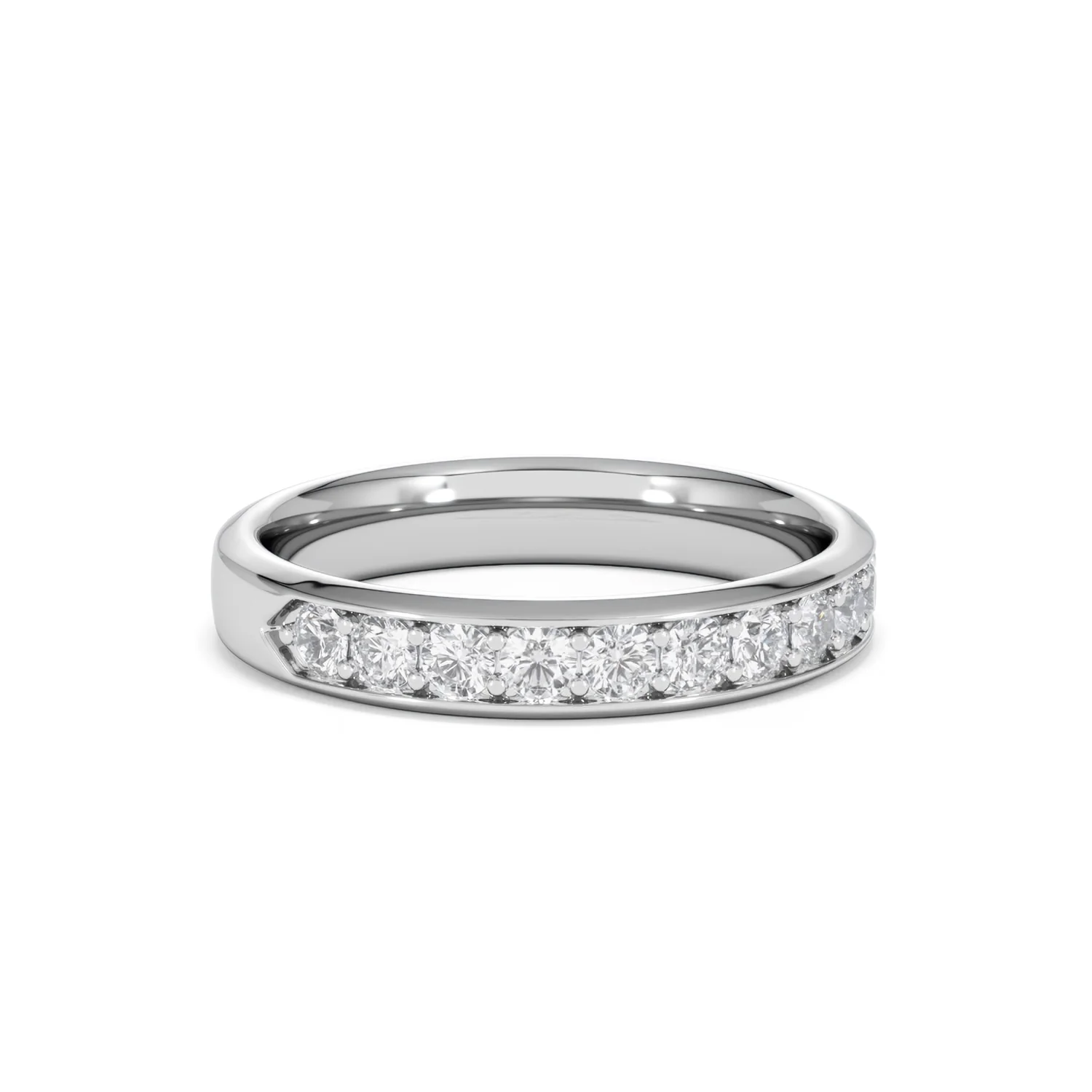 Lab Diamond Heritage Half Eternity Ring 0.50ct H/SI in 925 Silver - Image 18