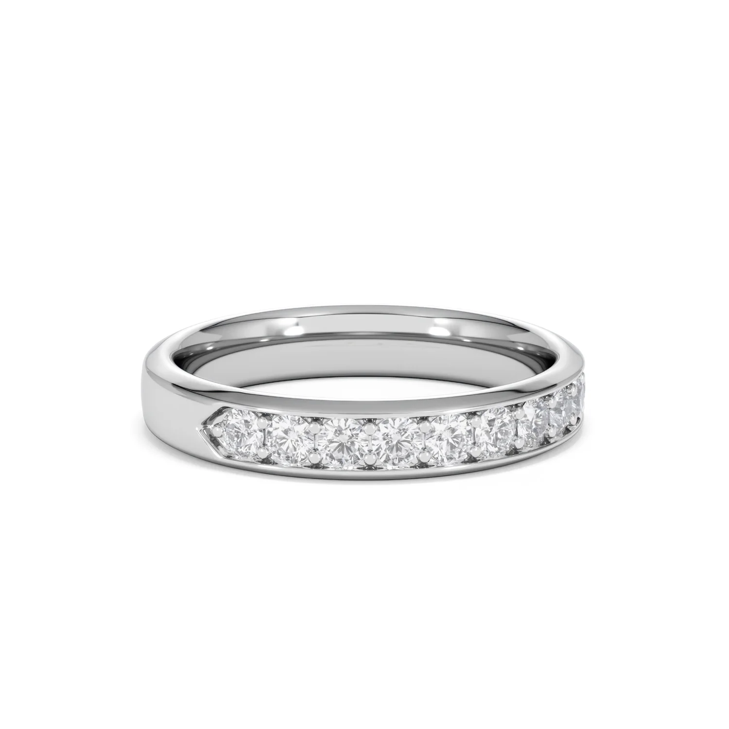Lab Diamond Heritage Half Eternity Ring 0.50ct H/SI in 925 Silver - Image 20