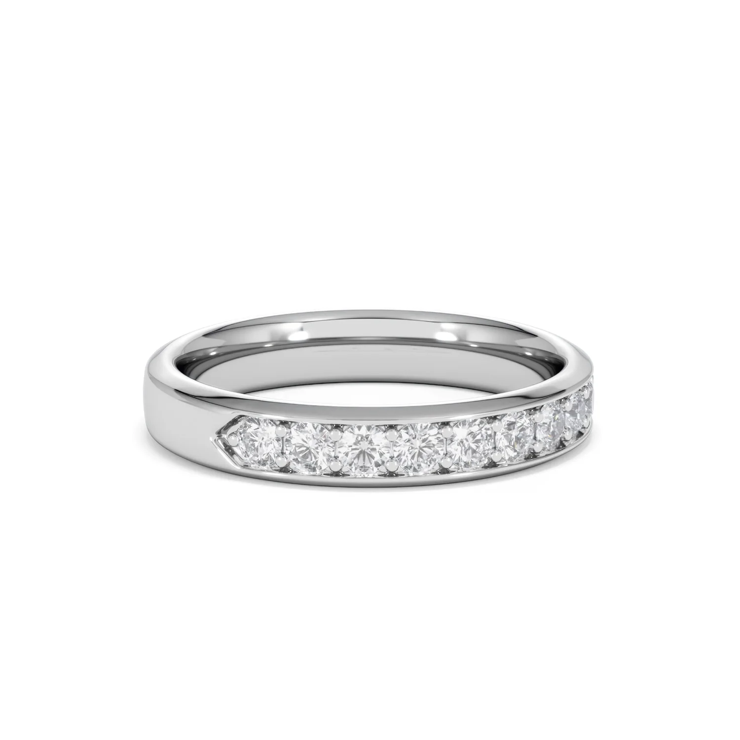Lab Diamond Heritage Half Eternity Ring 0.50ct H/SI in 925 Silver - Image 21