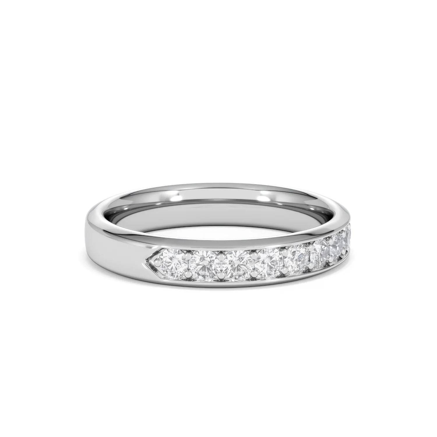 Lab Diamond Heritage Half Eternity Ring 0.50ct H/SI in 925 Silver - Image 23