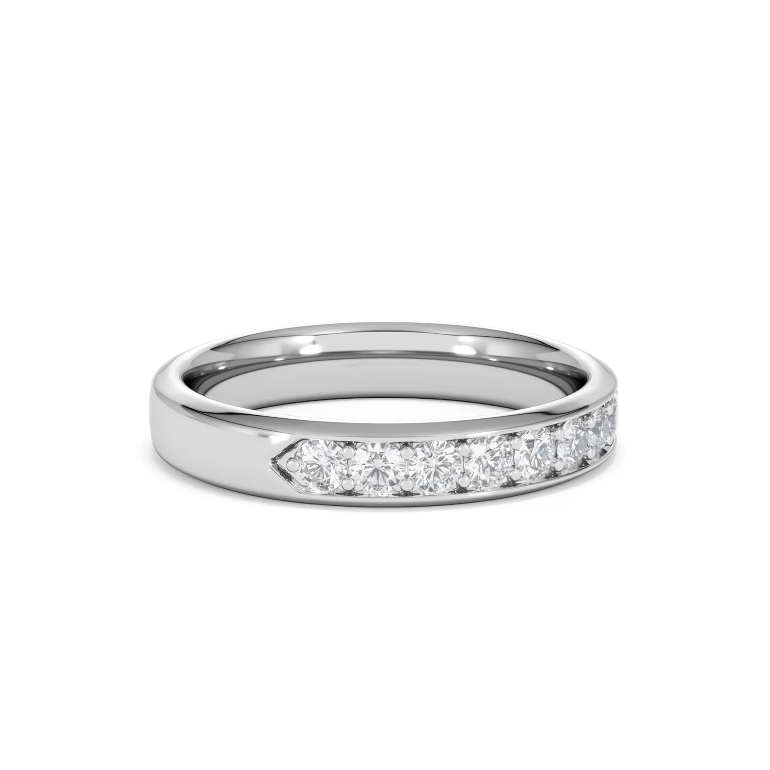 Lab Diamond Heritage Half Eternity Ring 0.50ct H/SI in 925 Silver - Image 24