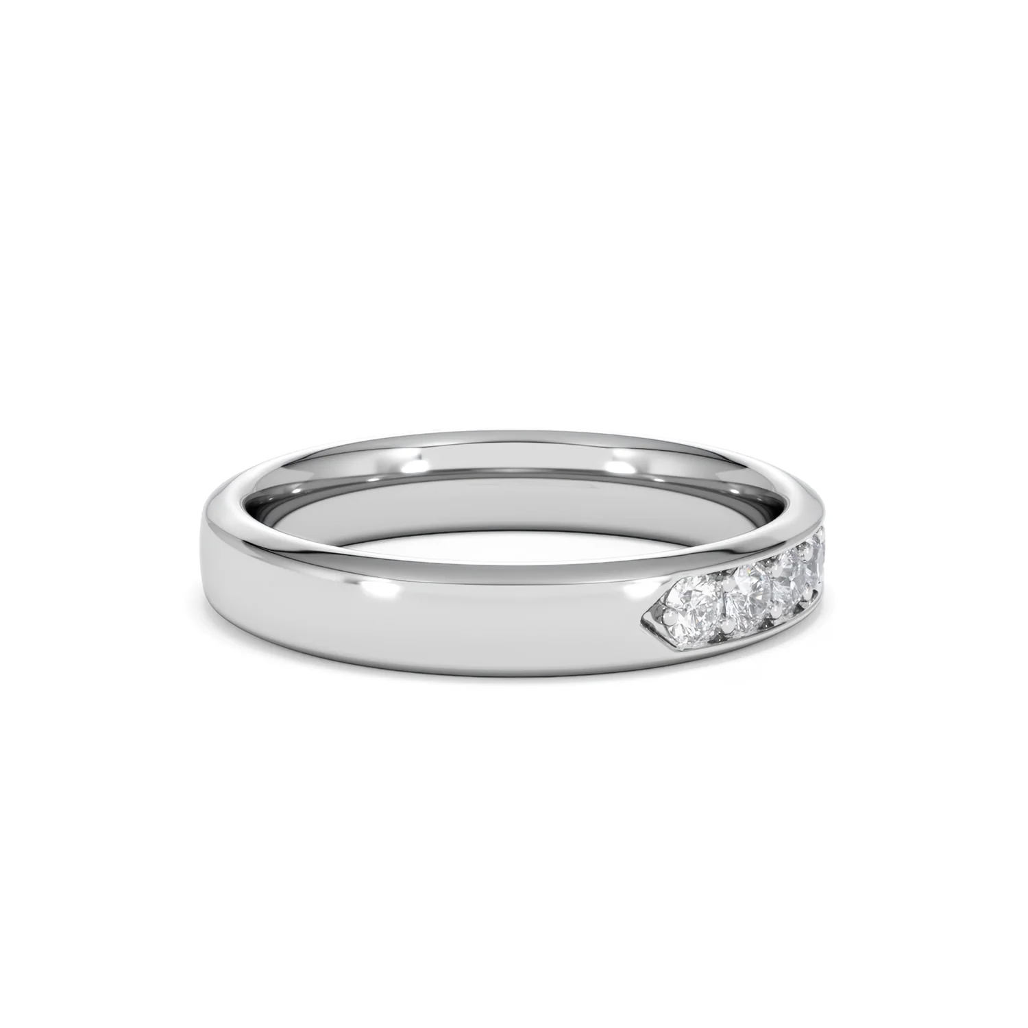 Lab Diamond Heritage Half Eternity Ring 0.50ct H/SI in 925 Silver - Image 35