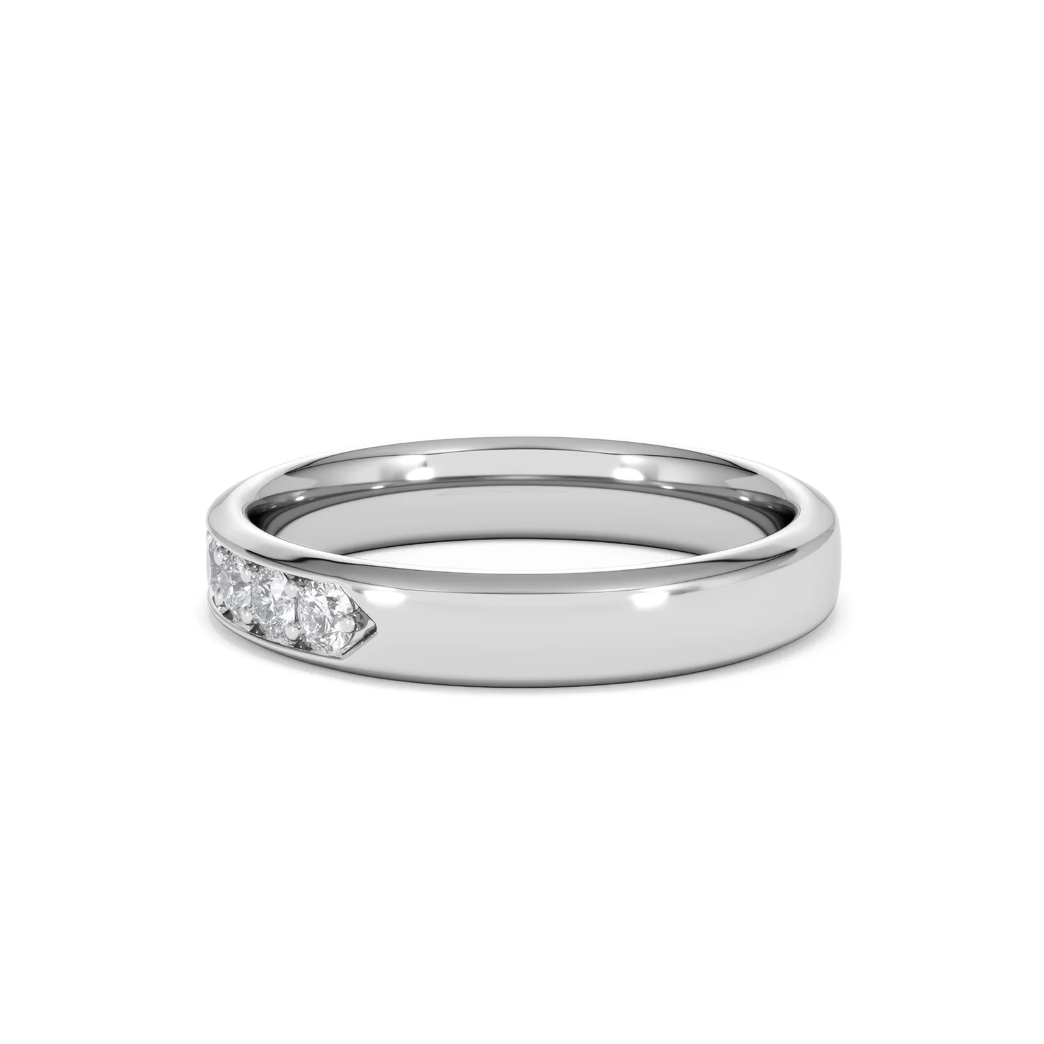 Lab Diamond Heritage Half Eternity Ring 0.50ct H/SI in 925 Silver - Image 68