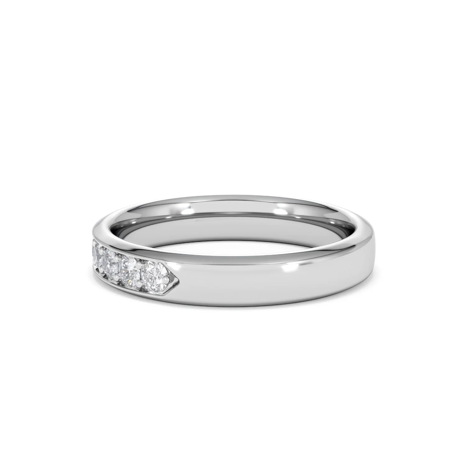 Lab Diamond Heritage Half Eternity Ring 0.50ct H/SI in 925 Silver - Image 69