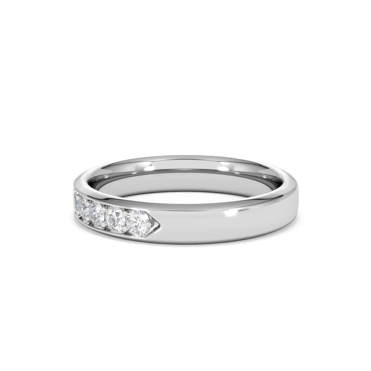 Lab Diamond Heritage Half Eternity Ring 0.50ct H/SI in 925 Silver - Image 71