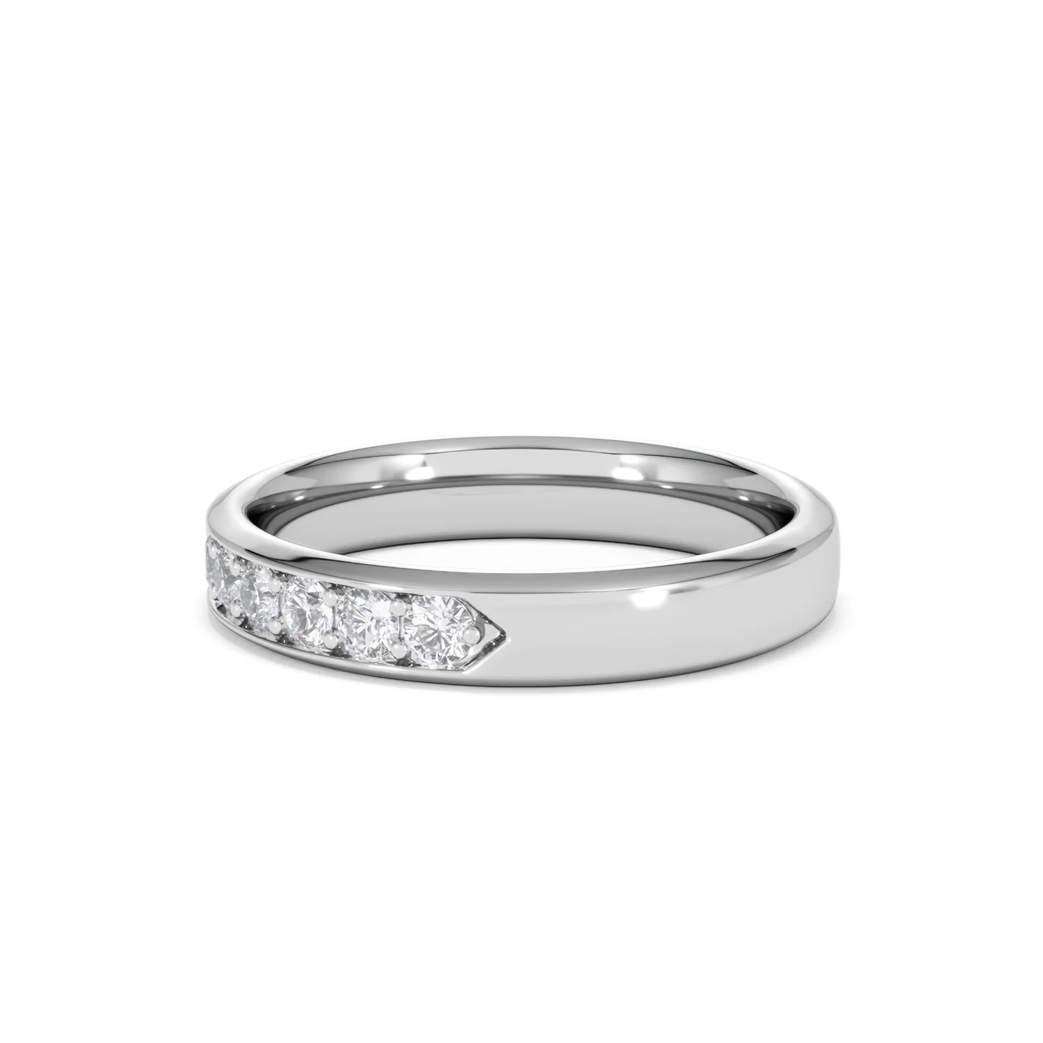 Lab Diamond Heritage Half Eternity Ring 0.50ct H/SI in 925 Silver - Image 73