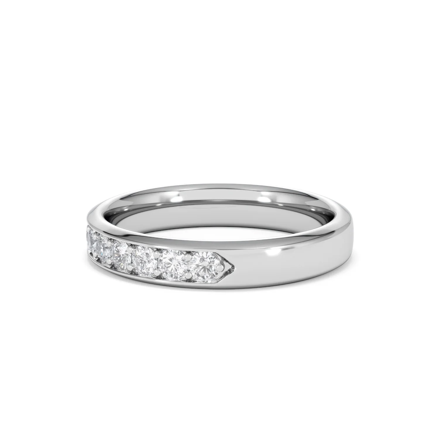Lab Diamond Heritage Half Eternity Ring 0.50ct H/SI in 925 Silver - Image 75