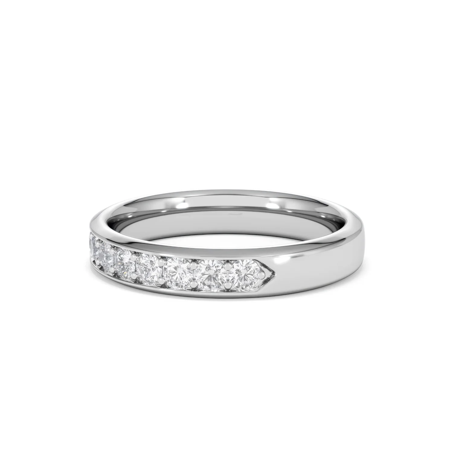 Lab Diamond Heritage Half Eternity Ring 0.50ct H/SI in 925 Silver - Image 78