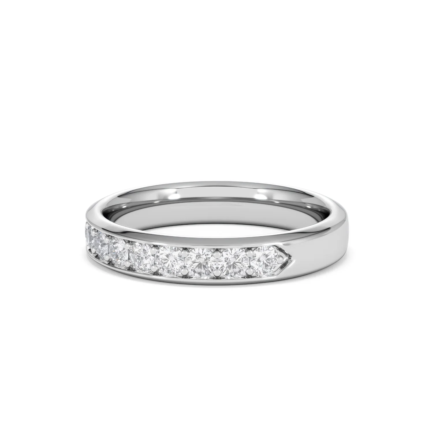 Lab Diamond Heritage Half Eternity Ring 0.50ct H/SI in 925 Silver - Image 81