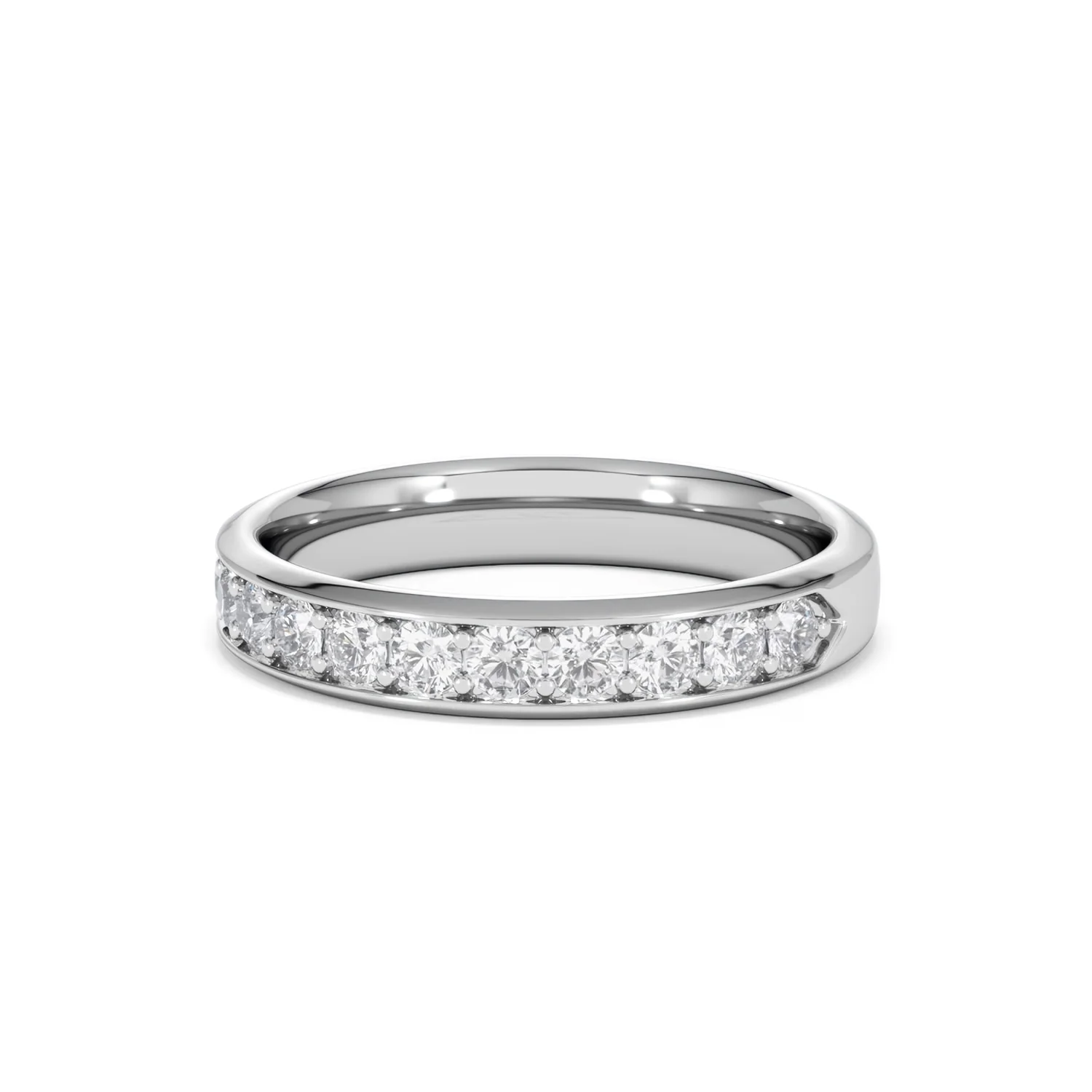 Lab Diamond Heritage Half Eternity Ring 0.50ct H/SI in 925 Silver - Image 87